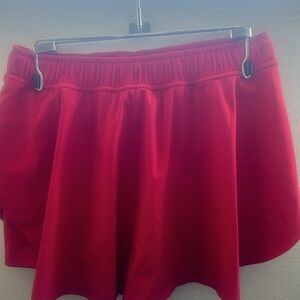 Xtra small red Halara skort. Excellent condition